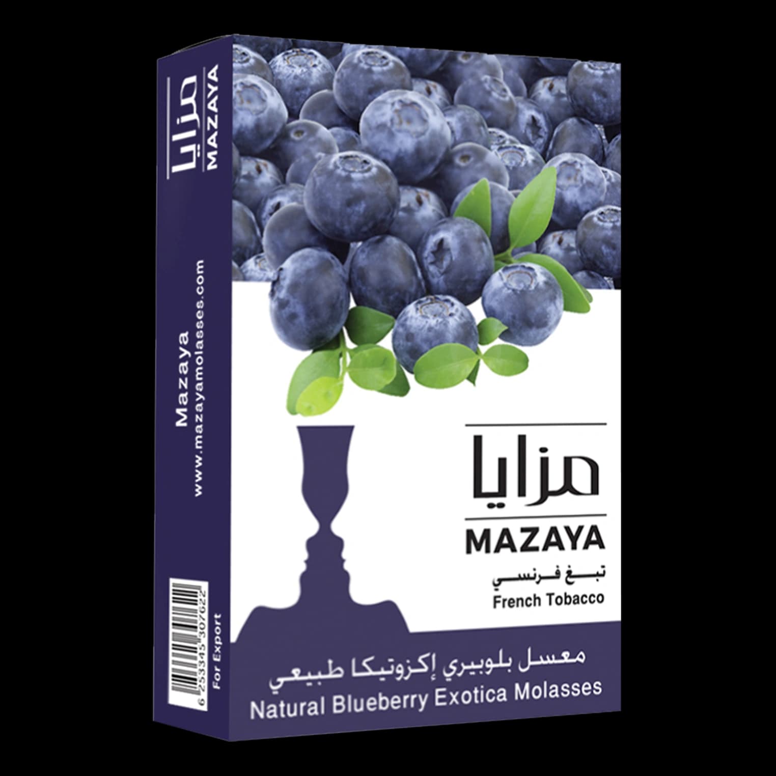 تنباکو قلیان مزایا بلوبری Mazaya blueberry exotica hookah tobacco