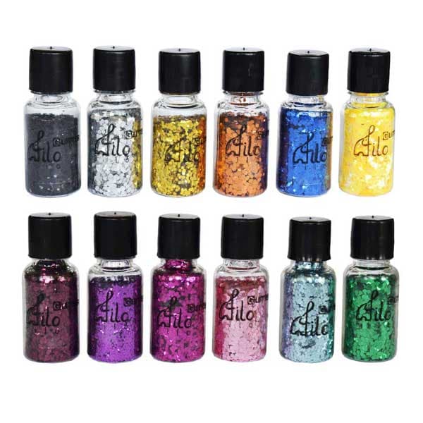 اکلیل فیلو سایز درشت بسته 12 رنگ وزن 10 گرم