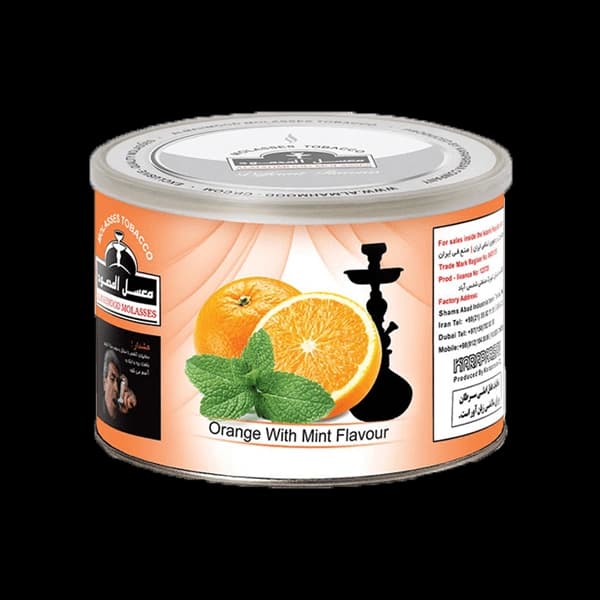 تنباکو قلیان المحمود پرتقال نعنا Almahmood orange mint hookah tobacco