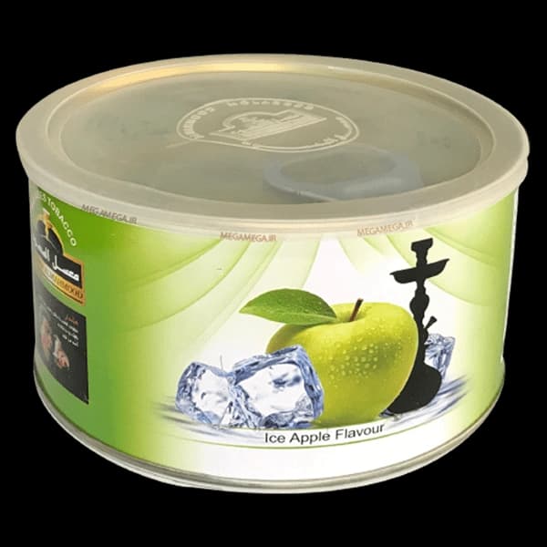 تنباکو قلیان المحمود سیب یخ Almahmood ice apple hookah tobacco — تصویر ۲