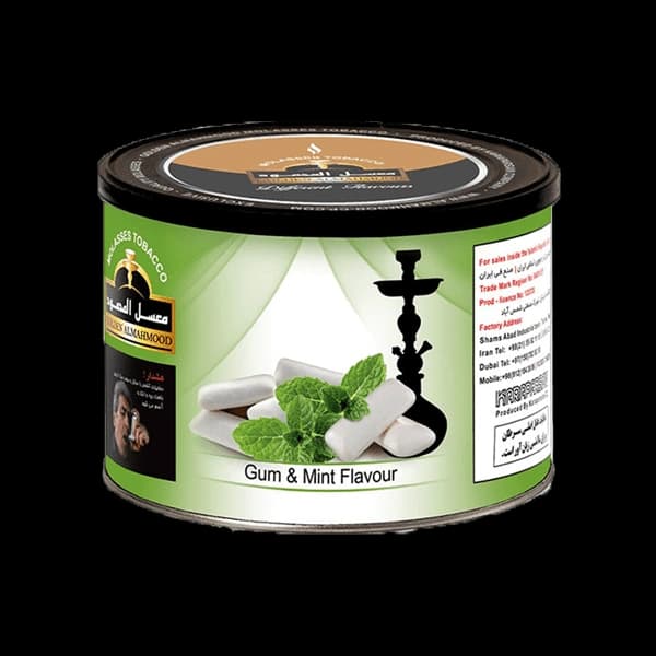 تنباکو قلیان المحمود آدامس نعنا Almahmood gum & mint hookah tobacco — تصویر ۲