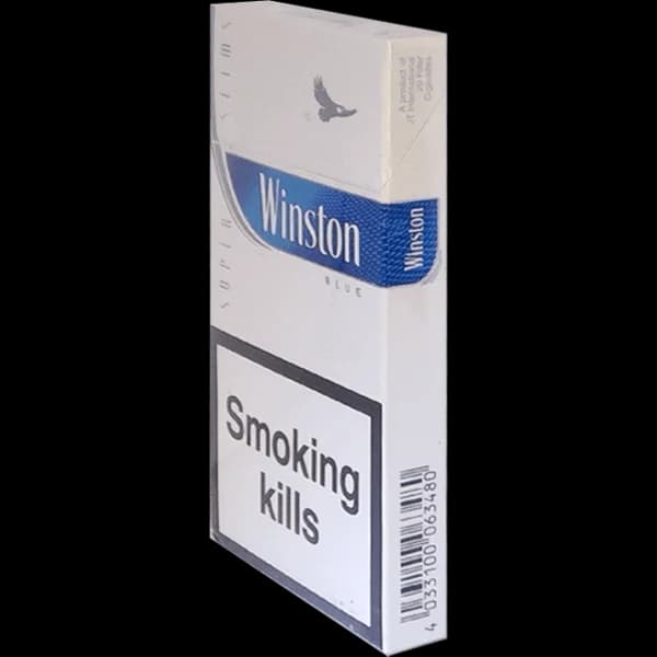 سیگار وینستون آبی سوپر اسلیم اسموک Winston blue superslim smoke — تصویر ۳