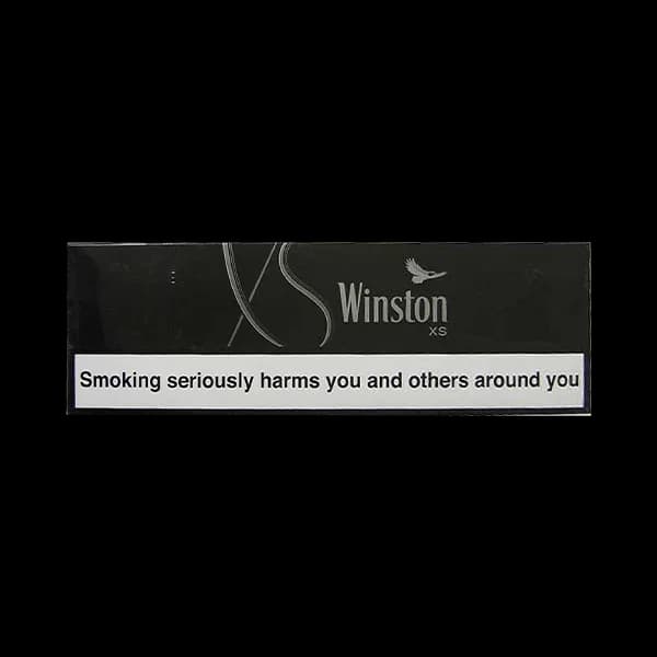 سیگار وینستون ایکس اس مشکی نقره ای اسموک Winston xstyle black silver smoke