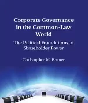 دانلود کتاب Corporate governance in the common-law world: the political foundations of shareholder power – حاکمیت شرکتی در دنیای حقوق…
