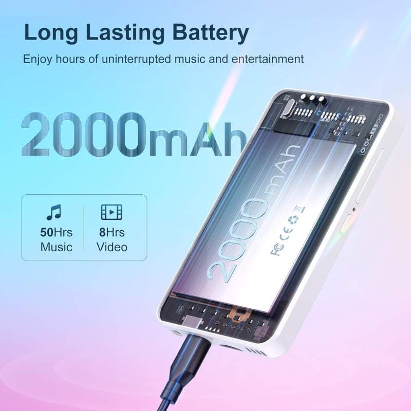 پخش‌کننده موسیقی آندرویدی MP3 برند MECHEN مدل H1 Pro با صفحه نمایش 4 اینچی — تصویر ۳