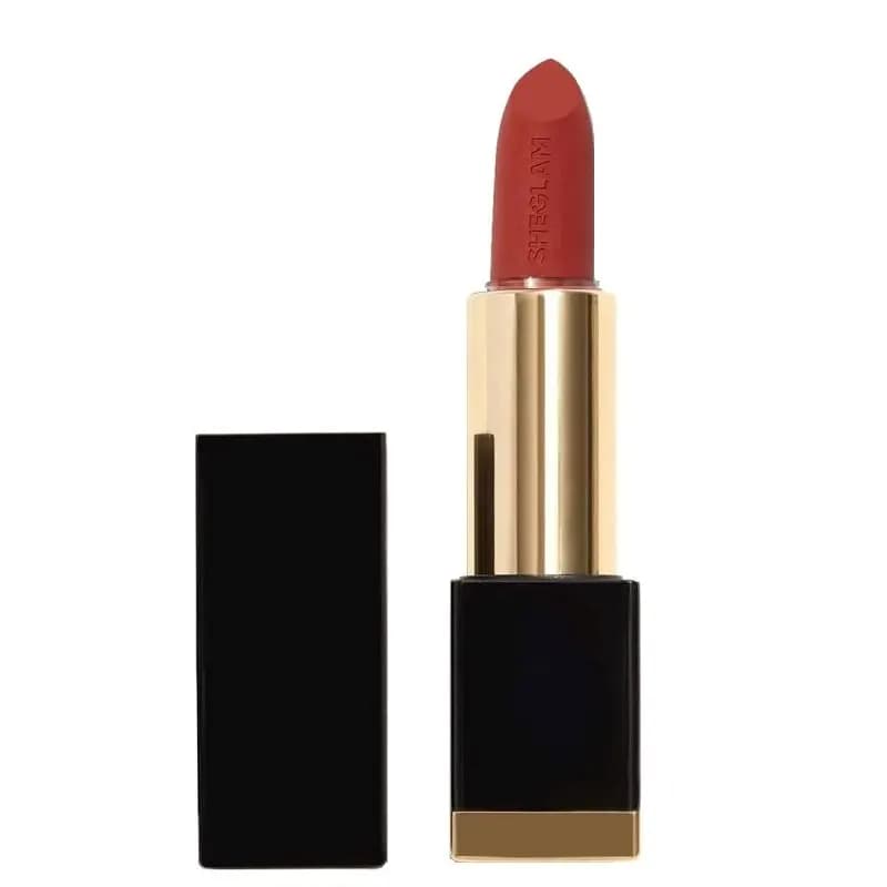 رژلب مات و مخملی شیگلم رنگ Crimson Suede
