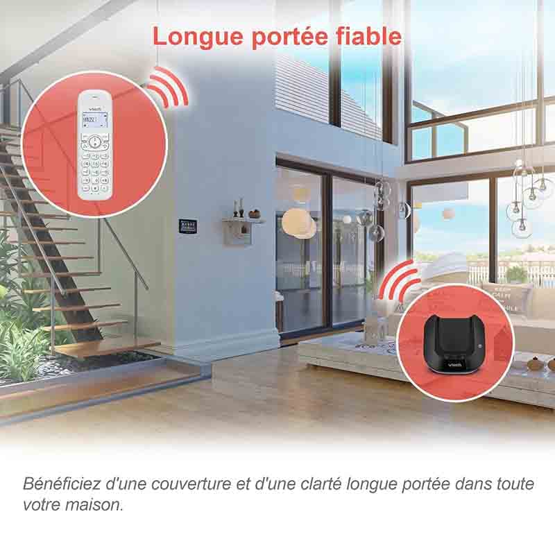 پک 2 عددی تلفن بیسیم برند VTech — تصویر ۴