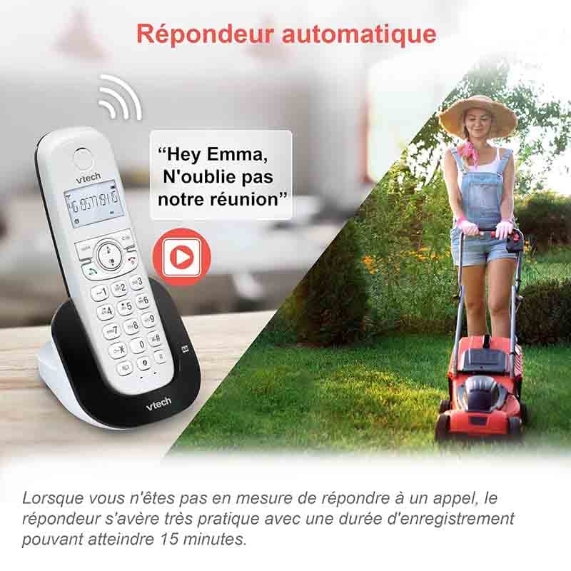 پک 2 عددی تلفن بیسیم برند VTech — تصویر ۵
