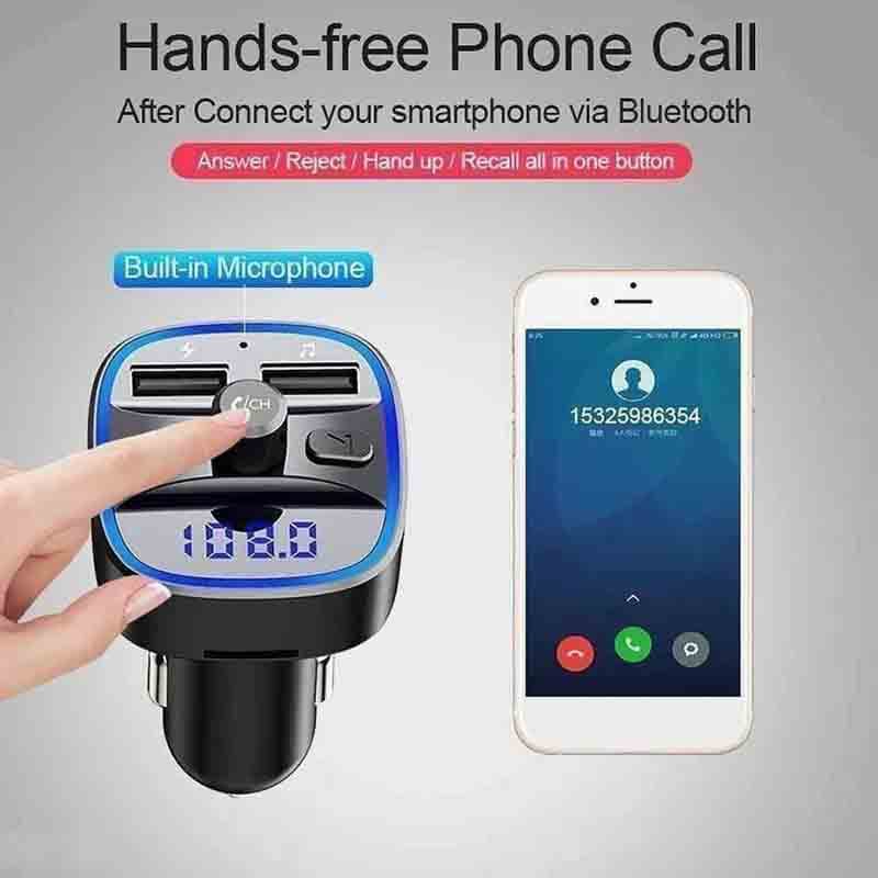 شارژر فندکی بلوتوثی fm خودرو برند Cdrox T25 — تصویر ۵