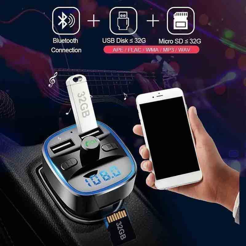شارژر فندکی بلوتوثی fm خودرو برند Cdrox T25 — تصویر ۴