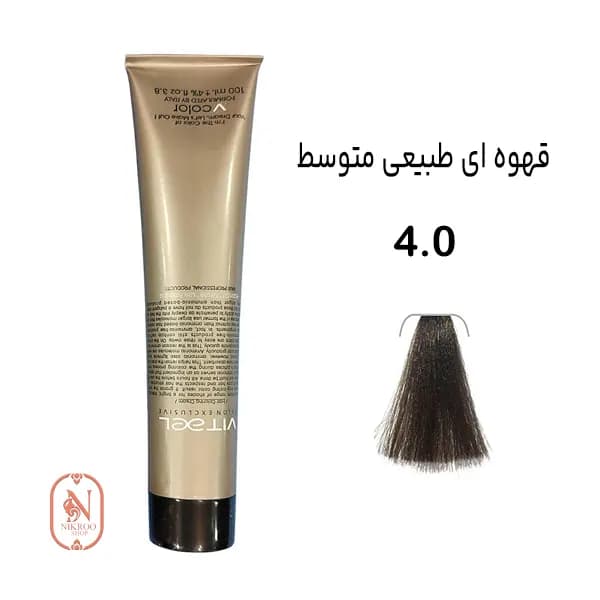 رنگ مو VITAEL 4/0