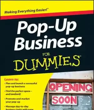 دانلود کتاب Pop-Up Business For Dummies – کسب و کار پاپ آپ برای آدمک ها