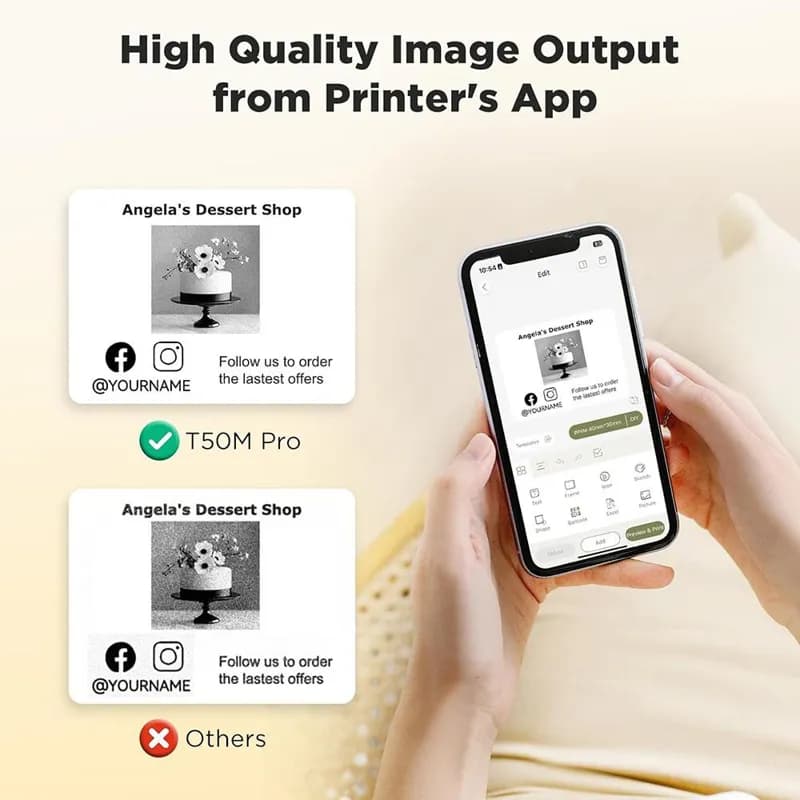 دستگاه لیبل ساز بلوتوثی برند KATASYMBOL T50M Pro — تصویر ۴