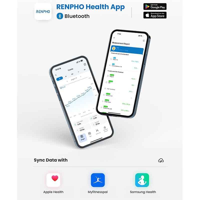 ترازو دیجیتالی هوشمند برند RENPHO مدل R-A003 — تصویر ۵