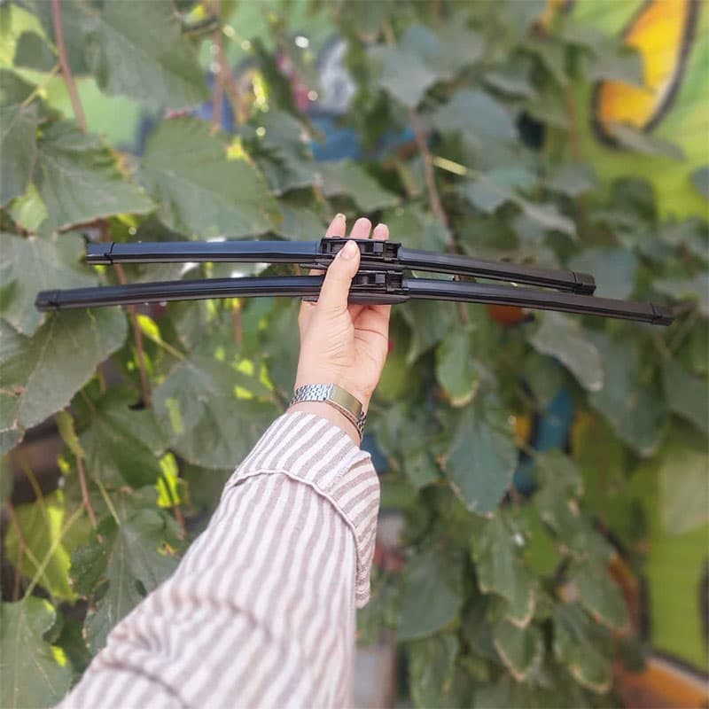 تیغه برف پاک کن ژله ای سمند سورن پلاس آب پاش دار مجموعه 2 عددی کد 8086 — تصویر ۴