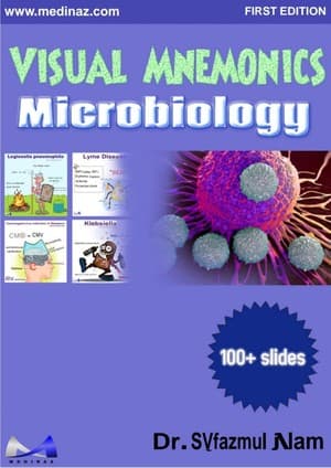 دانلود کتاب VISUAL MNEMONICS MICROBIOLOGY 40 Medical Mnemonics 41 40 Mar 4