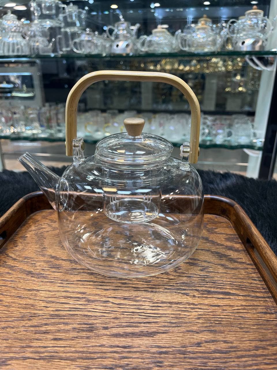 قوری دسته بامبو ساده — تصویر ۴