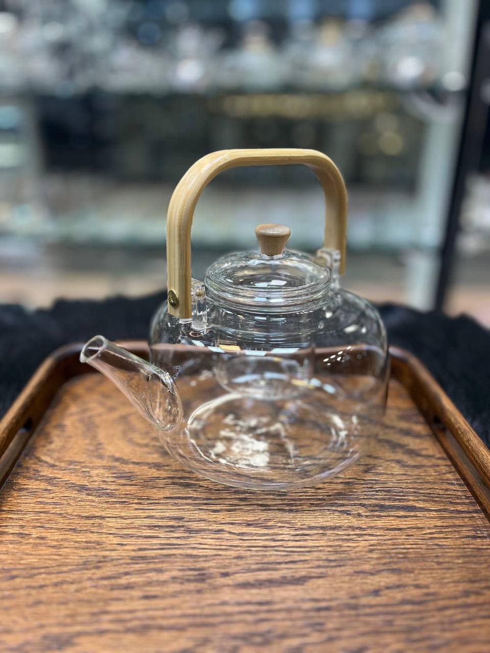 قوری دسته بامبو ساده — تصویر ۵