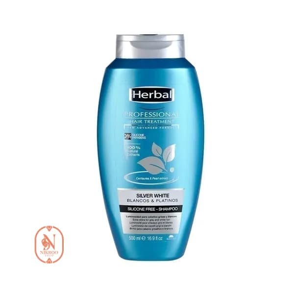 شامپو HERBAL SILVER WHITE 500ML