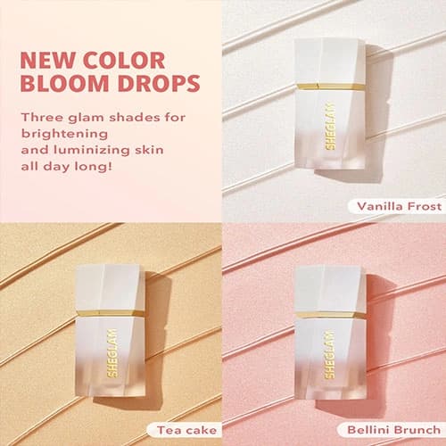 هایلایتر مایع شیگلم مدل Glow Bloom رنگ Tea Cake — تصویر ۸