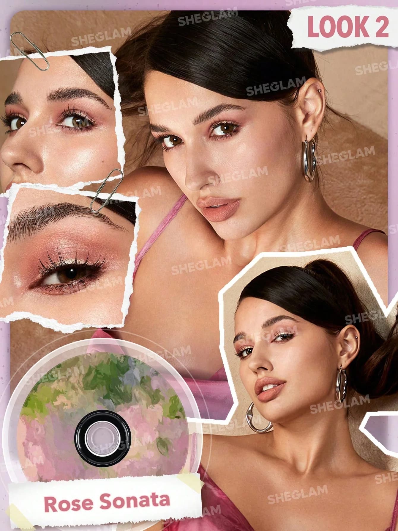 پالت سایه شیگلم رز سوناتا SHEGLAM Rose Sonata — تصویر ۴