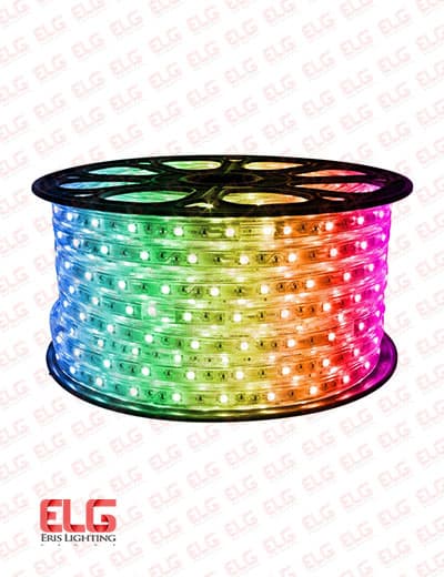 ریسه شلنگی RGB هفت رنگ 5050 رول 100 متری — تصویر ۲