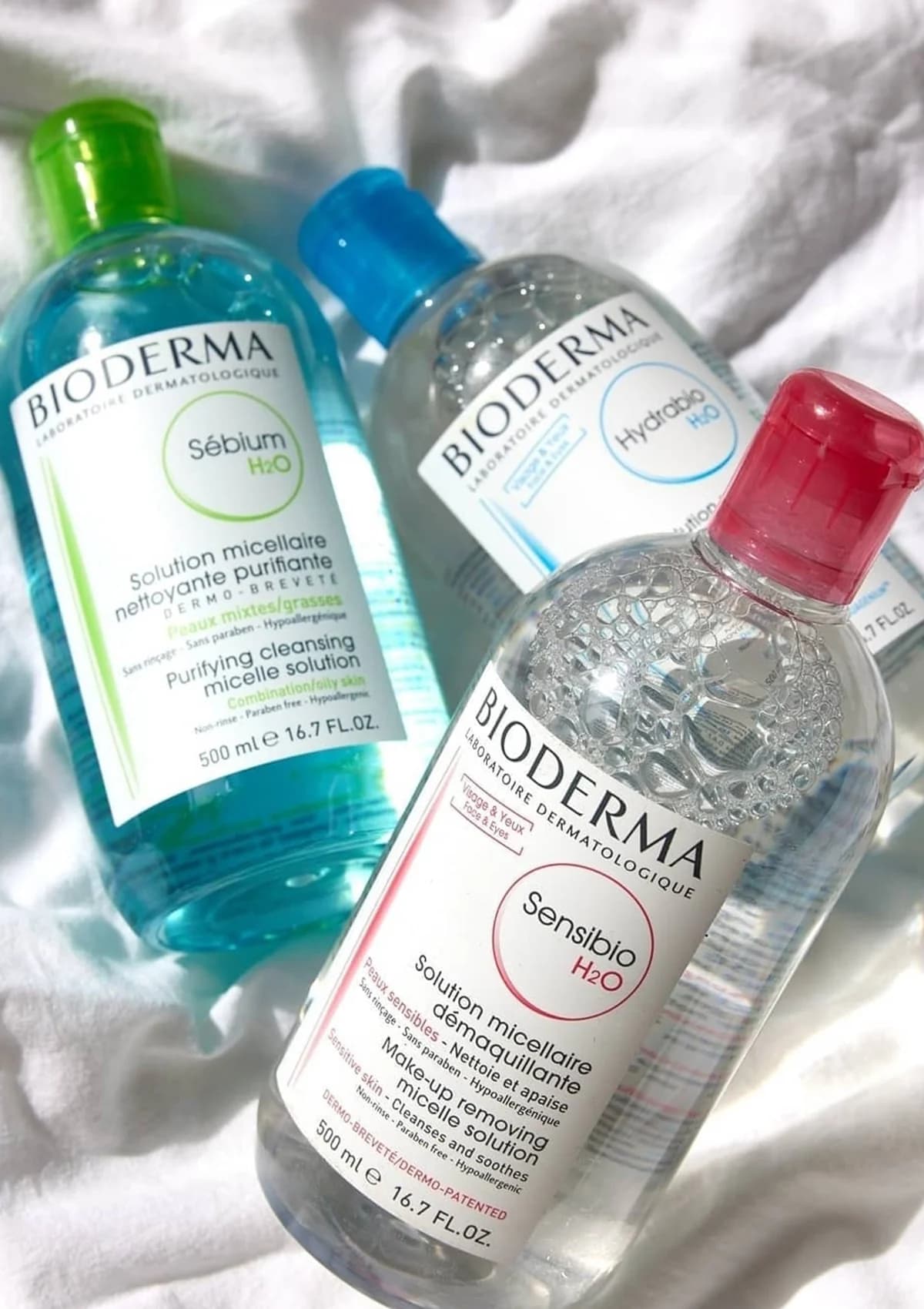 محلول پاک کننده سبیوم H2O بایودرما 500 میل Bioderma Sebium H2O Micellar Water 500ml — تصویر ۳