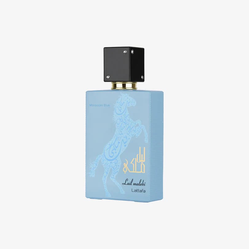 ادکلنLattafa Lail Maleki Moroccan Blue-ادکلن لطافه لیل ملکی مراکشی بلو — تصویر ۲