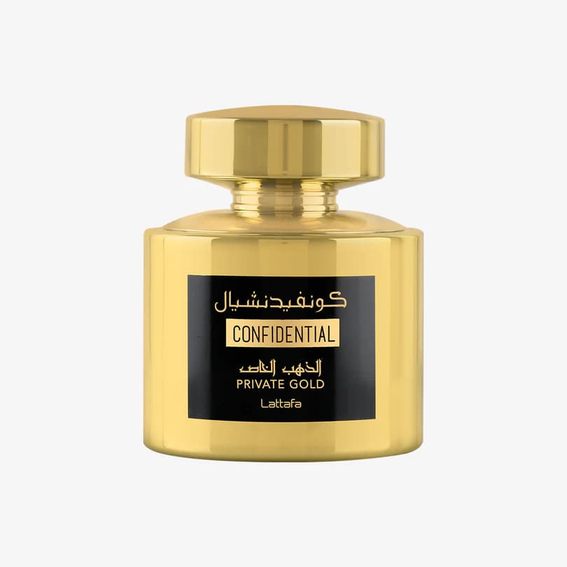ادکلن Lattafa Confidential Private Gold-ادکلن لطافه کانفیدنشال پرایوت گلد — تصویر ۲