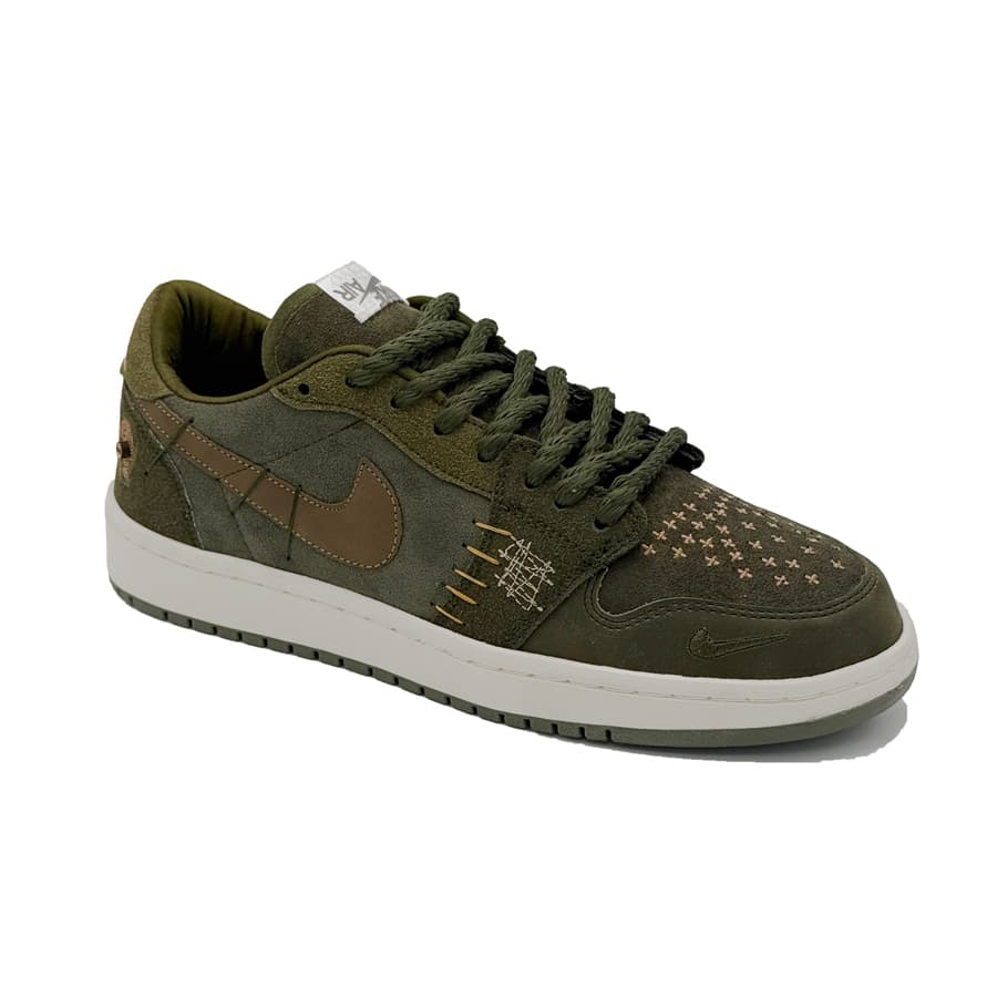 ست کتونی مردانه زنانه مدل نایک وودو Nike voodoo رنگ سبز کد 51199 — تصویر ۲