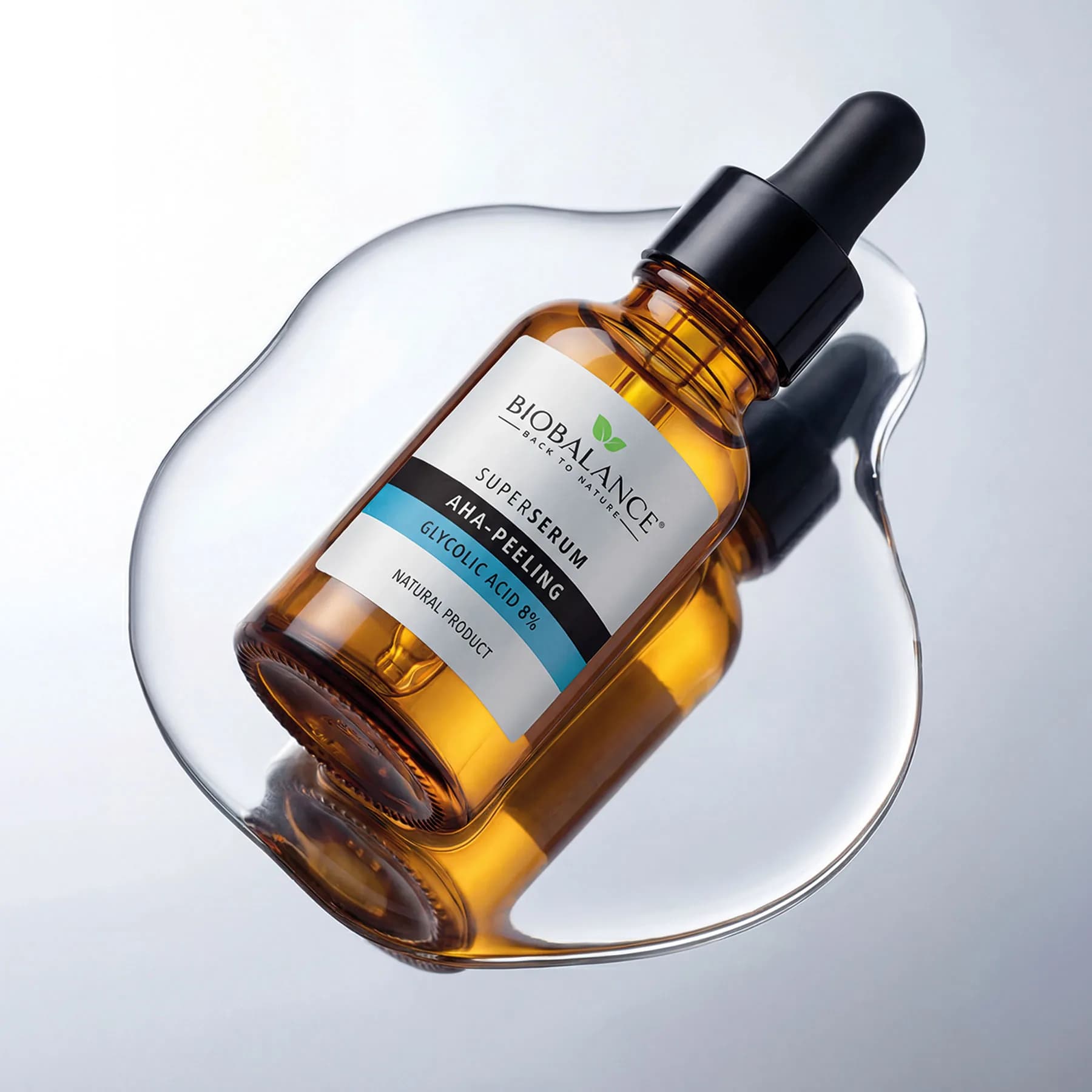 سوپر سرم لایه بردار AHA اسید گلیکولیک 8% بیوبالانس BioBalance AHA Peeling Glycolic Acid 8% Super Serum — تصویر ۲