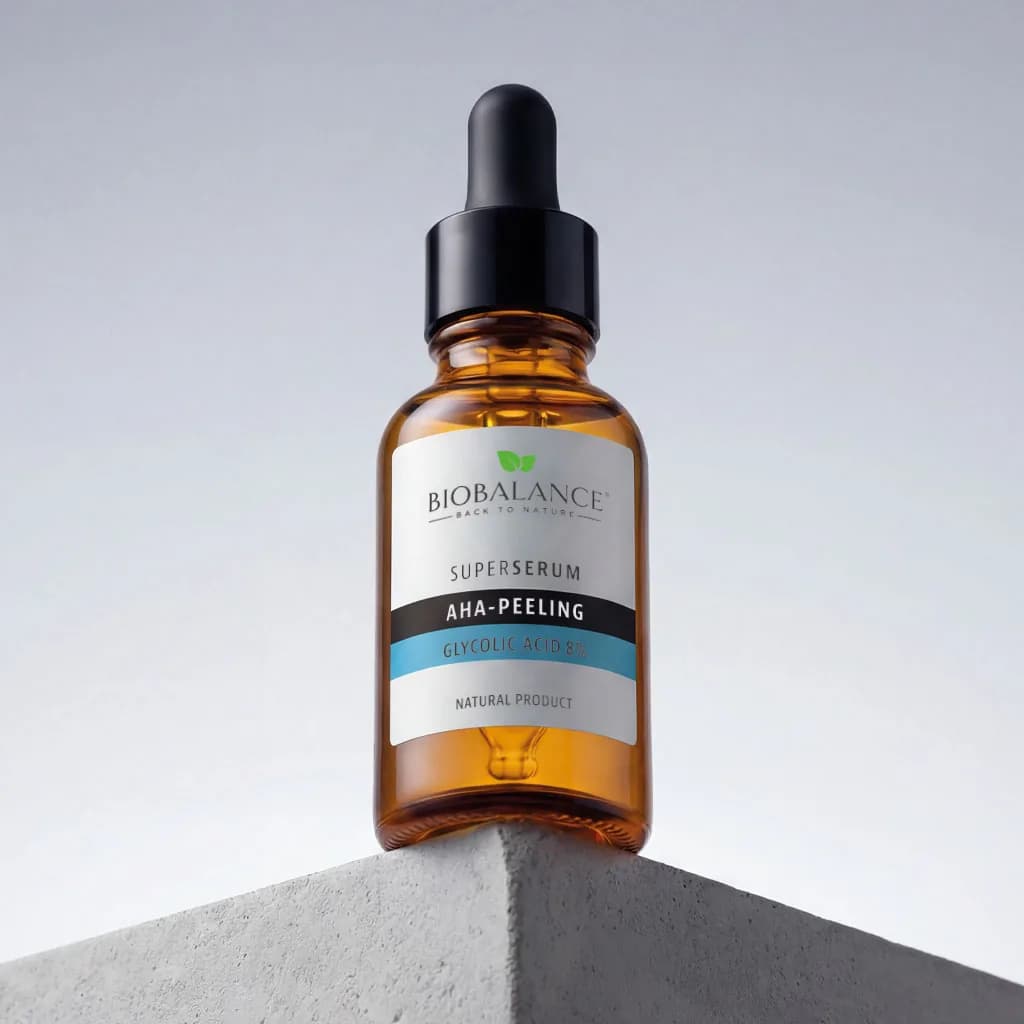 سوپر سرم لایه بردار AHA اسید گلیکولیک 8% بیوبالانس BioBalance AHA Peeling Glycolic Acid 8% Super Serum — تصویر ۵