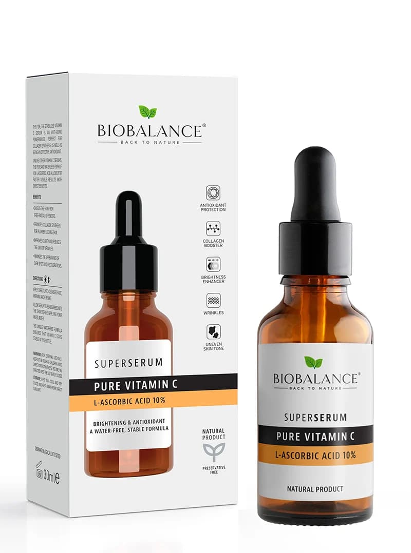 سوپر سرم ویتامین C بیوبالانس 30 میل BioBalance Vitamin C Super Serum 30ml — تصویر ۴