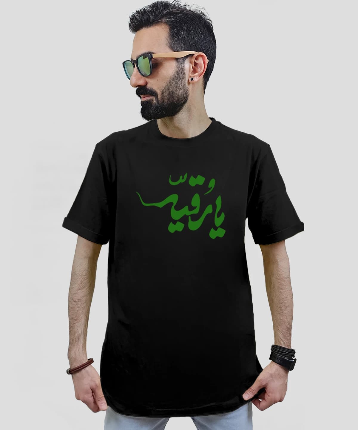تیشرت مردانه و زنانه مذهبی طرح یا رقیه کد 460 — تصویر ۳