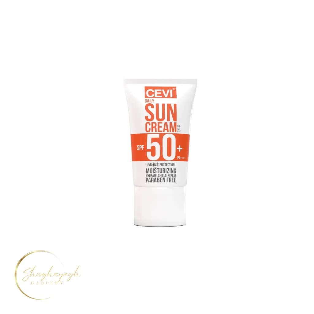 کرم ضدآفتاب رنگی سی‌وی CEVI Daily Sun Cream SPF50+