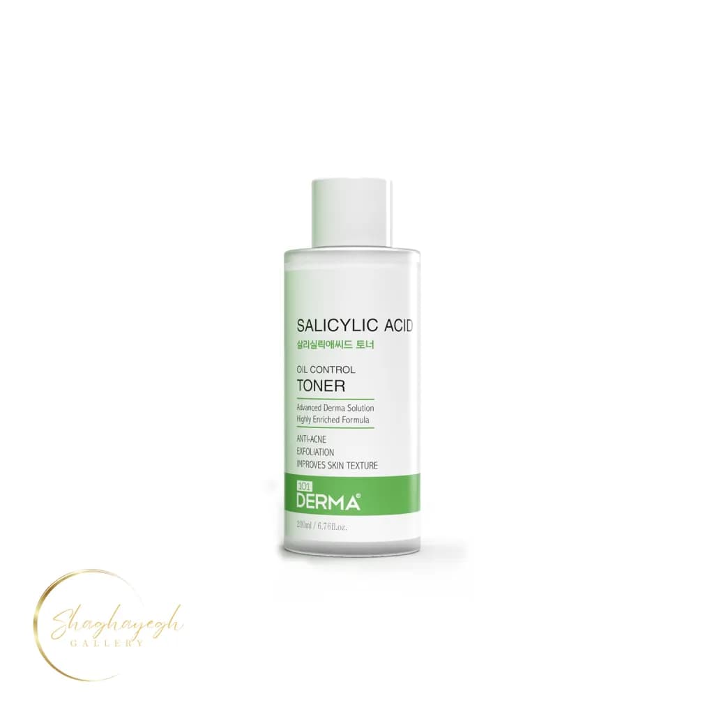 تونر ضدجوش و کنترل چربی سالیسیلیک اسید 101 درما حجم 200 میل Derma101 Salicylic Acid Oil Control Toner