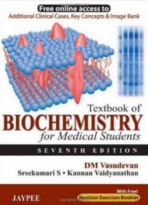 دانلود کتاب DM Vasudevan Textbook of Biochemistry