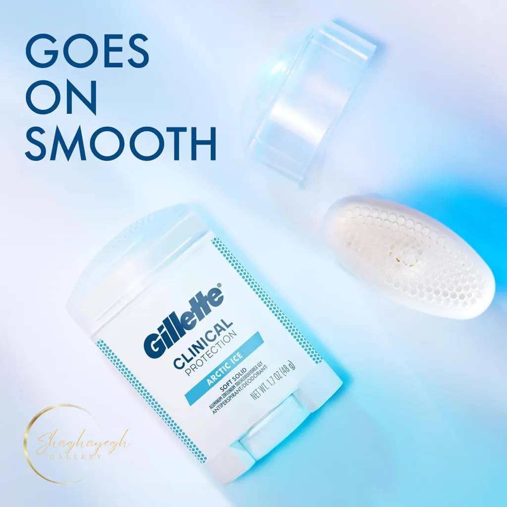 مام ضدتعریق ژیلت کلینیکال پروتکشن آرتیک آیس Gillette Clinical Protection Arctic Ice 73g — تصویر ۳