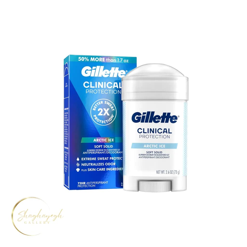 مام ضدتعریق ژیلت کلینیکال پروتکشن آرتیک آیس Gillette Clinical Protection Arctic Ice 73g