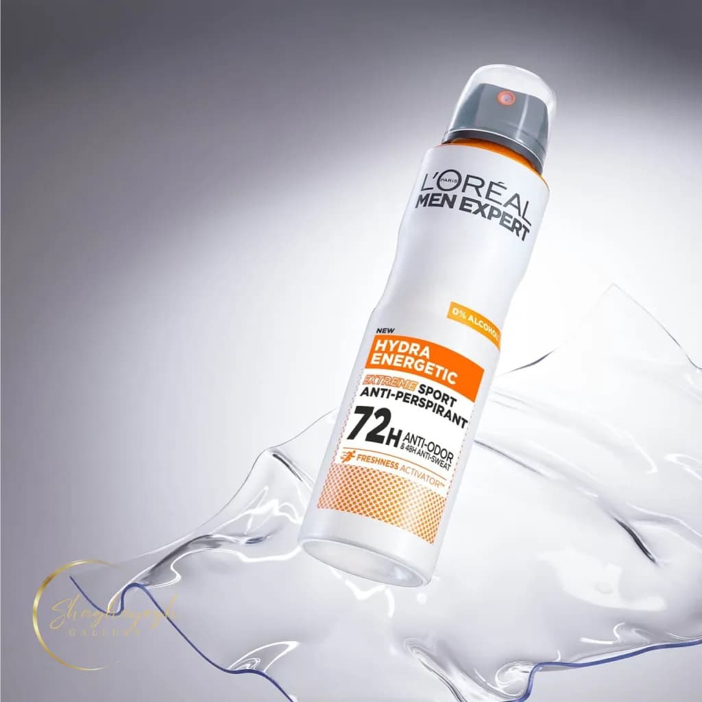 اسپری ضدتعریق لورآل من اکسپرت مدل هیدرا انرژتیک L’Oréal Men Expert Hydra Energetic 72H — تصویر ۲