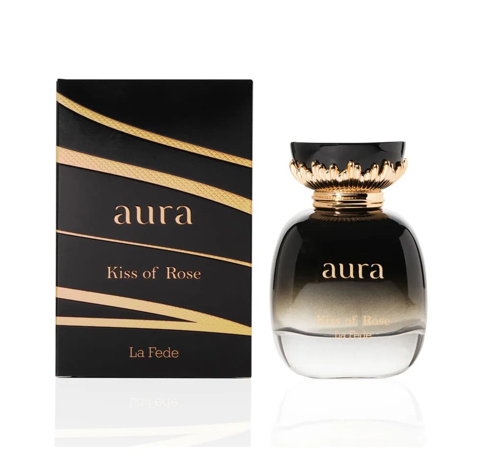 ادکلن Khadlaj La Fede Aura Kiss of Rose-ادکلن خدلج لا فده اورا کیـس آو رز