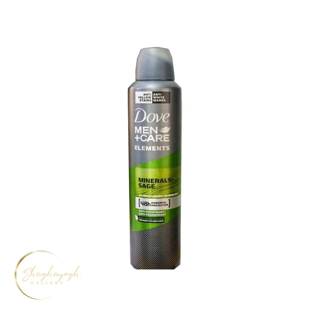 اسپری ضدتعریق داو من پلاس کر مدل مینرالز سیج Dove Men+Care Minerals + Sage 48H