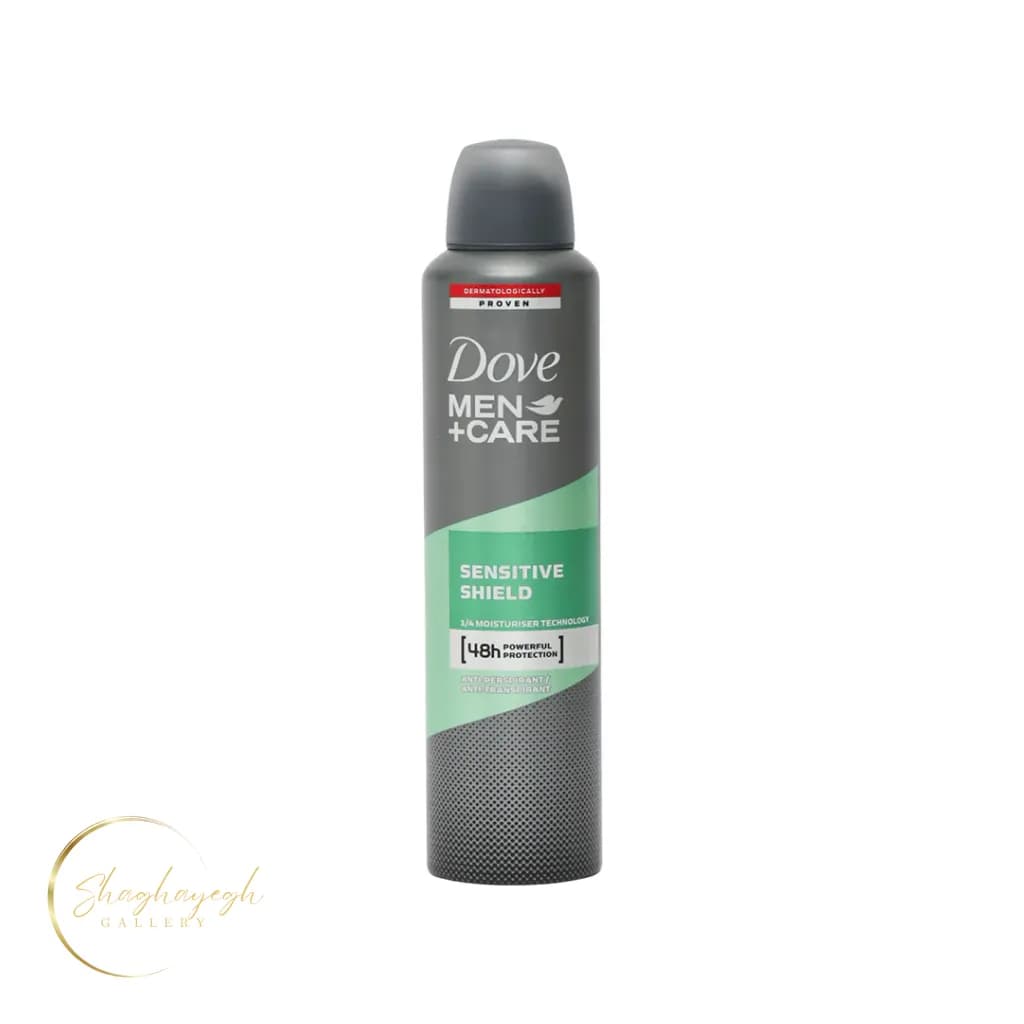 اسپری ضدتعریق داو من پلاس کر مدل سنسیتیو شیلد Dove Men+Care Sensitive Shield 48H