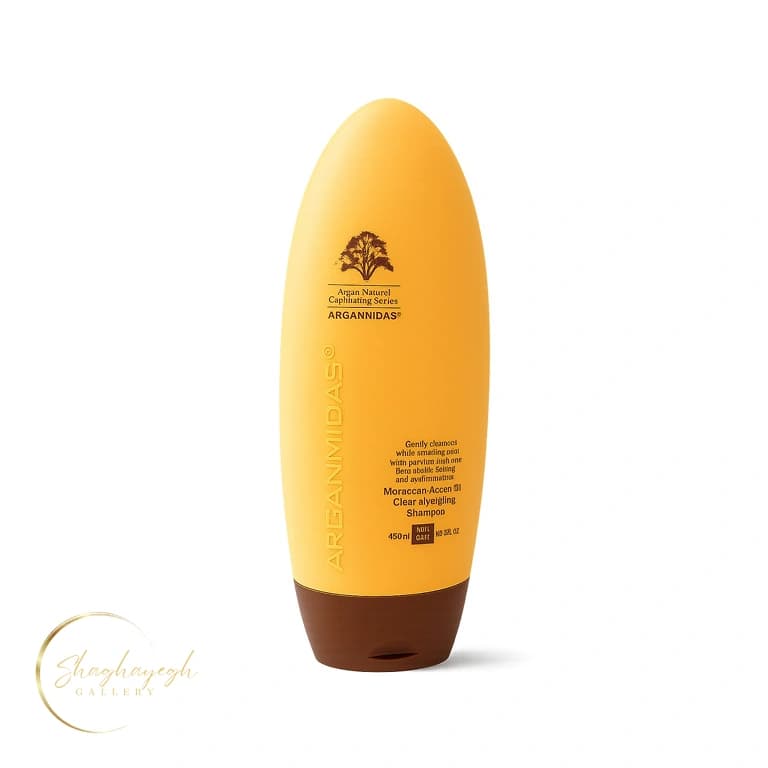 شامپو شفاف‌کننده و تقویت‌کننده آرگان مراکشی آرگان میداس Arganmidas Moroccan Argan Oil Clear Amplifying Shampoo 450ml