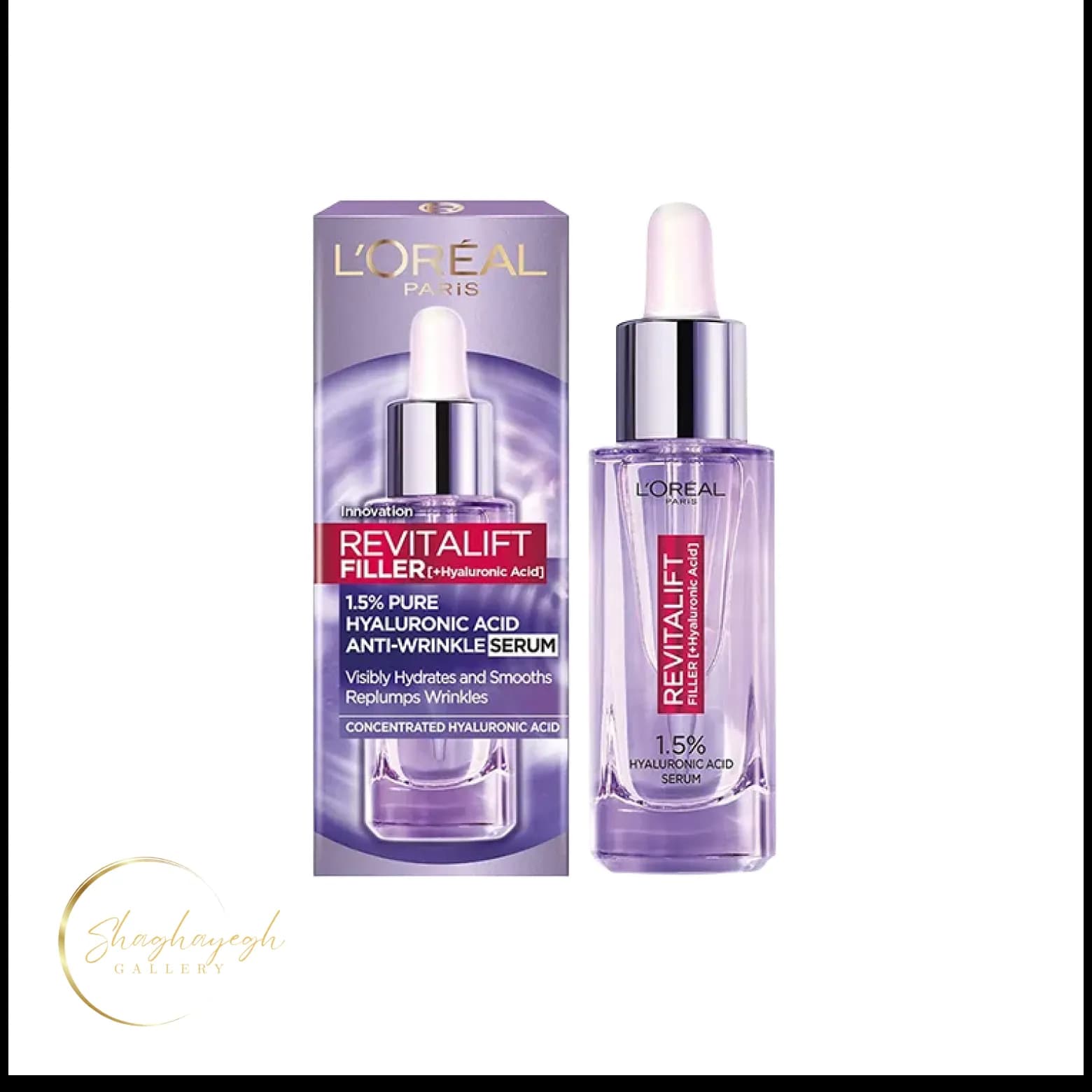 سرم ضدچروک و آبرسان هیالورونیک اسید لورآل Revitalift Filler 1.5% L’Oréal 30ml
