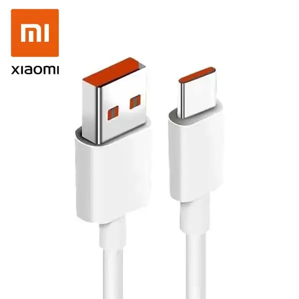 کابل شارژ تایپ سی ثانیه شمار شیائومی مدل XIAOMI TYPE-C 120W