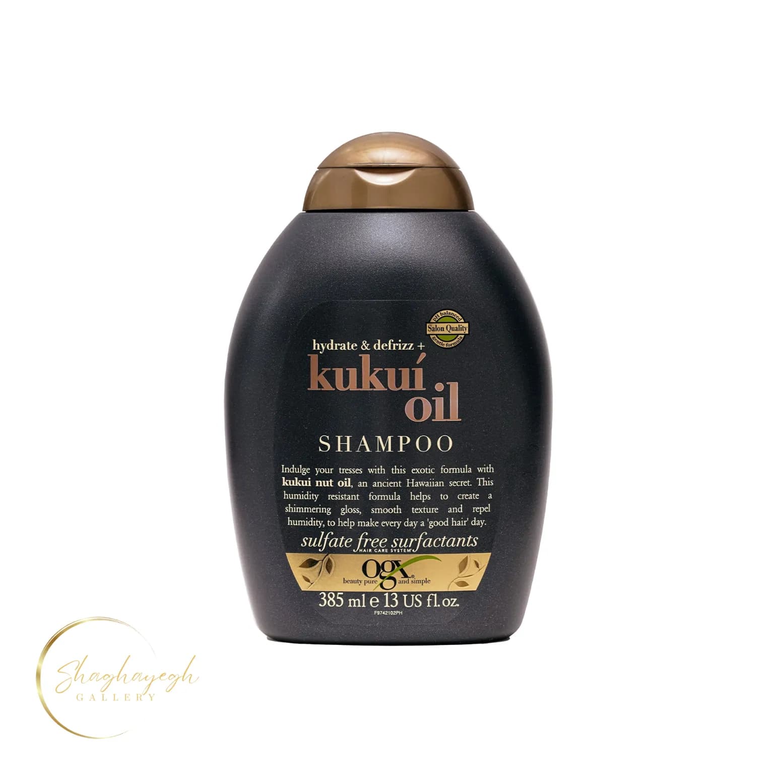 شامپو روغن کوکوی آبرسان و ضد وز او جی ایکس 385 میل OGX Kukui Oil