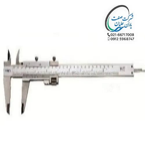 کولیس استنلس استیل(ورنیه دار) ” 0.001-0.02 سایز 180-0 آسیمتو