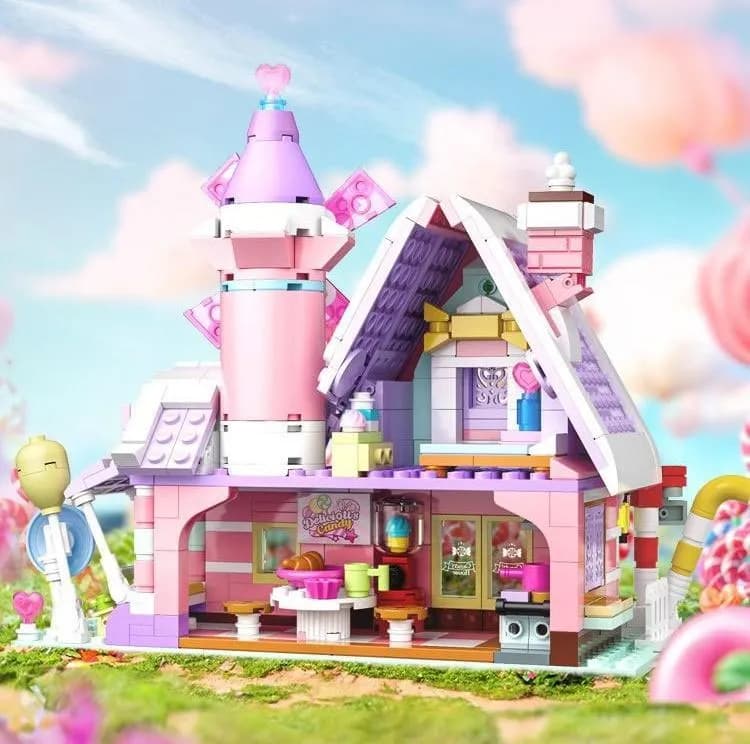 لگو آبنباتی مدل Candy House برند LX کد A3810 — تصویر ۲