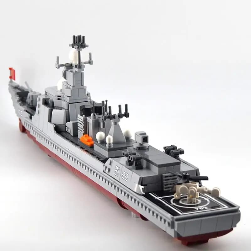 لگو ناو جنگی مدل TYPE 052D DESTROYER برند XINGBAO کد 06028 — تصویر ۵